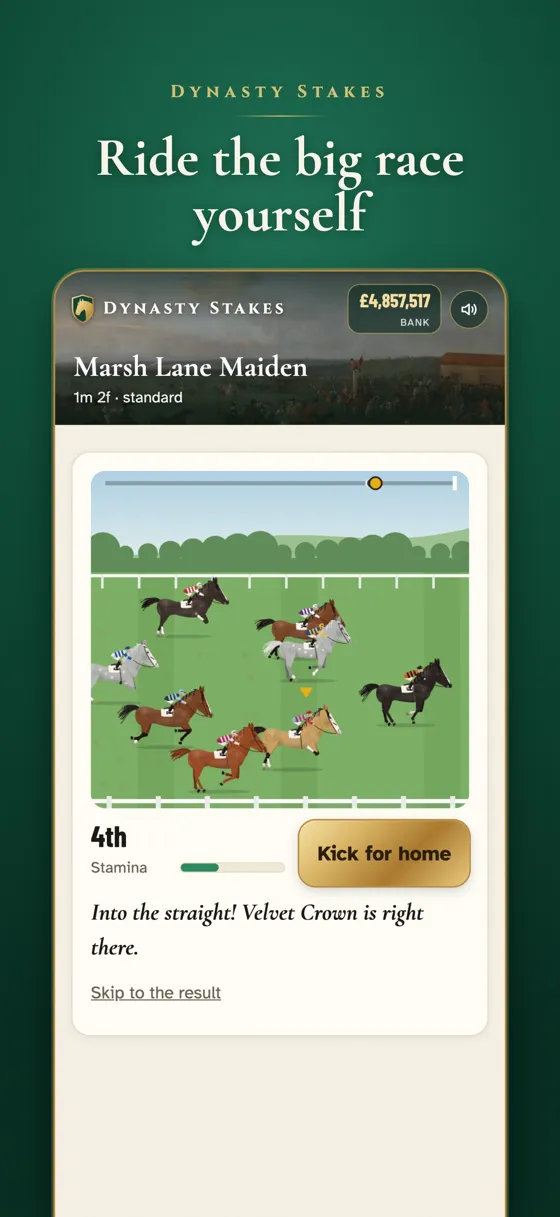 Riding a race